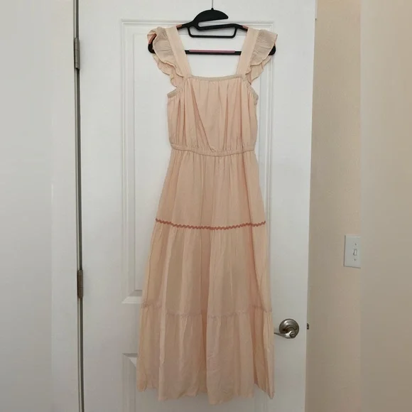 lauren conrad midi dress Women's LC Lauren Conrad Shirred Bodice Midi Dress